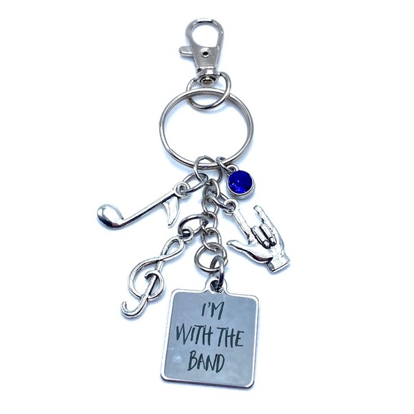 I’m With The Band Keychain Bag Charm - Picture 6 of 8